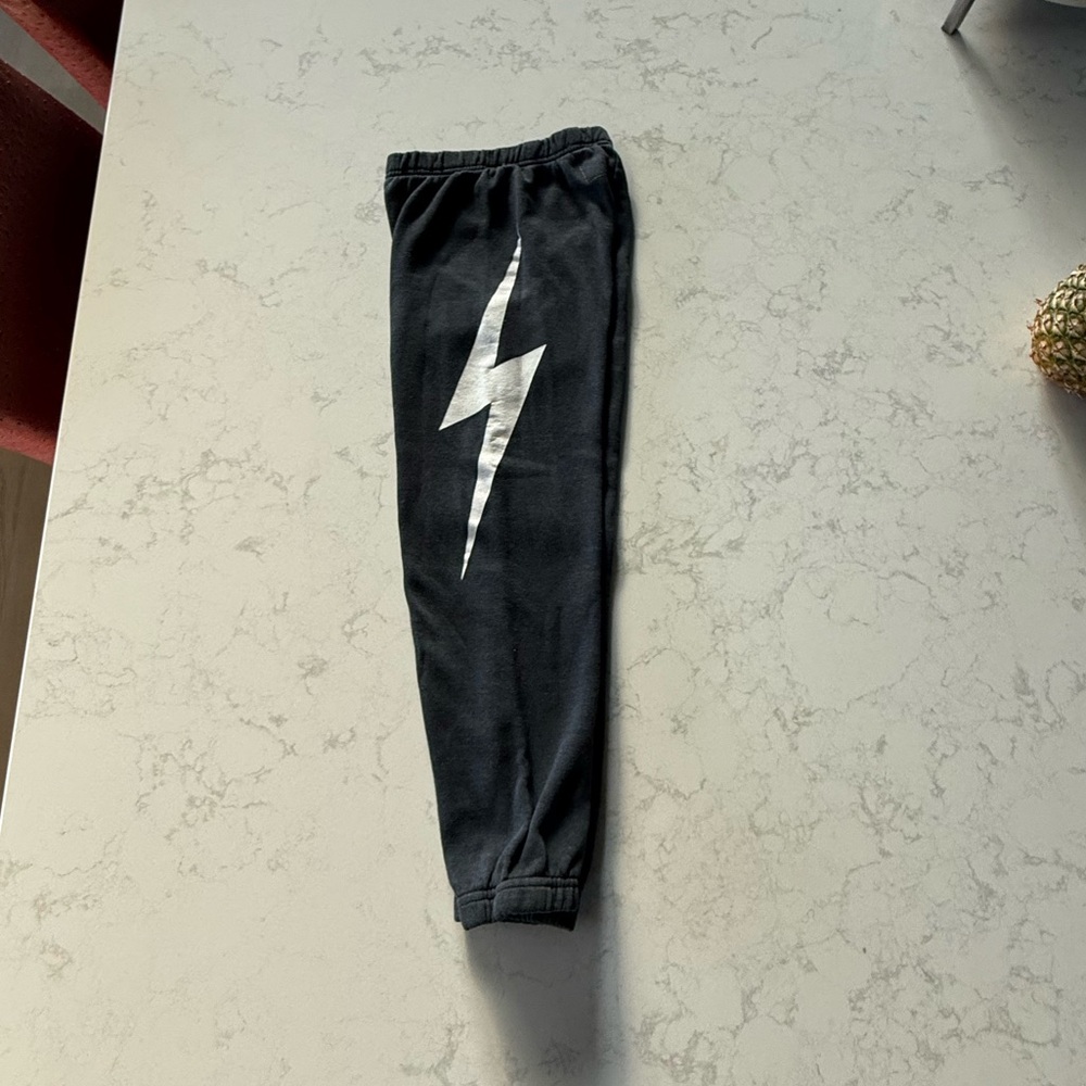 Kid’s Aviator Nation Bolt Print Sweatpants